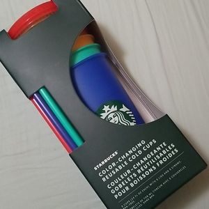 Starbucks color changing cold cups